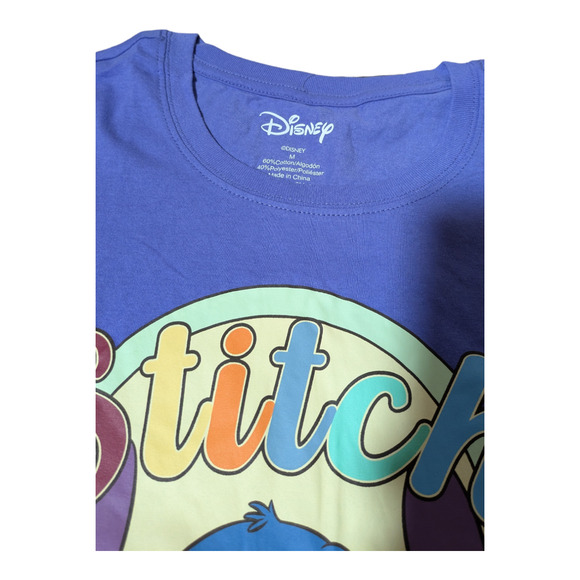 Disney Stitch, It's a Vibe - Womens Tee Shirt - Size M - Picture 4 of 5